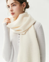 100% Cashmere Classic Knit Scarf