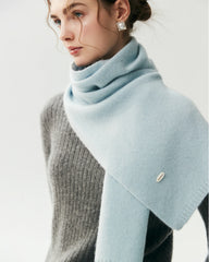 100% Cashmere Classic Knit Scarf