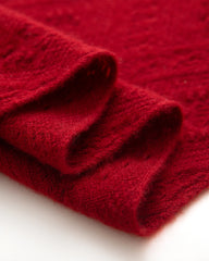100% Cashmere Pointelle Triangle Knit Shawl