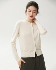 100% Merino Wool Button Up Cardigan