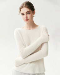 100% Pure Cashmere Lightweight Pullover Top