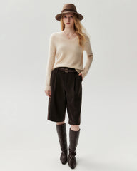 100% Cashmere V-Neck Sweater