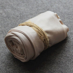 100% Mulberry Silk Long Thermal Underwear Set for Women Beige