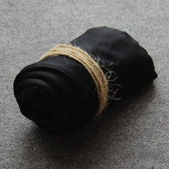 100% Mulberry Silk Long Thermal Underwear Set for Women Black