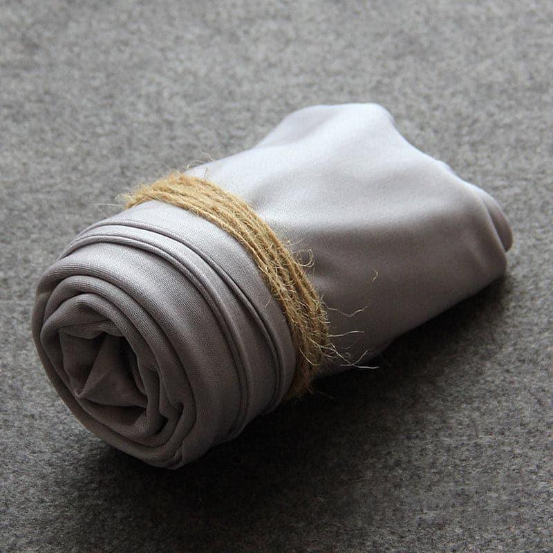 100% Mulberry Silk Long Thermal Underwear Set for Women Grey