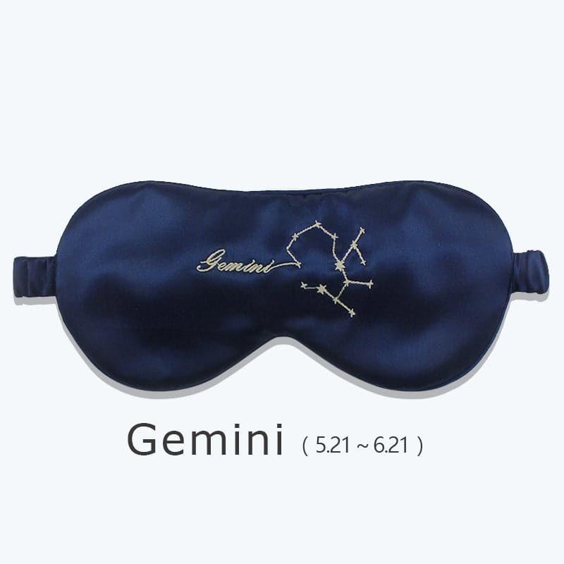 12 Constellation Silk Eye Mask Navy