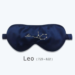 12 Constellation Silk Eye Mask Navy