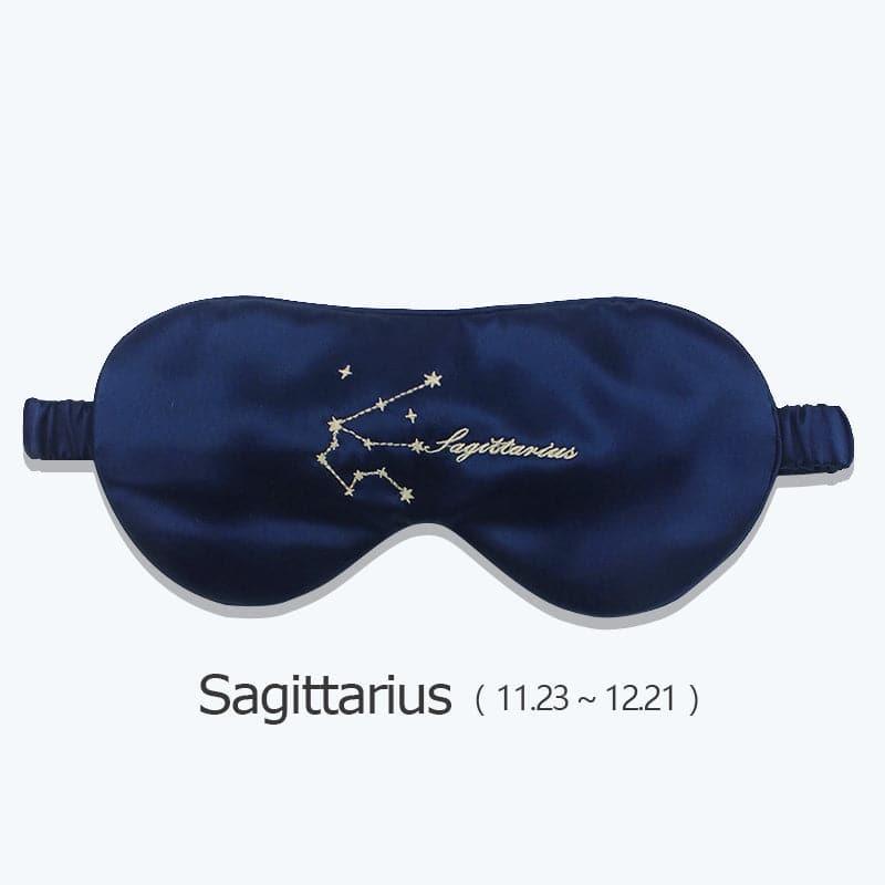 12 Constellation Silk Eye Mask Navy