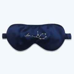 12 Constellation Silk Eye Mask Navy