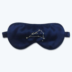 12 Constellation Silk Eye Mask Navy