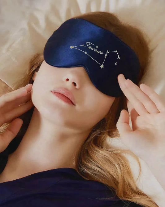 12 Constellation Silk Eye Mask