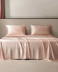 19 Momme 100% Silk Flat Sheet Pink