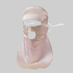 19 Momme Double Face Neck Protection UV Sunscreen Mask Pink