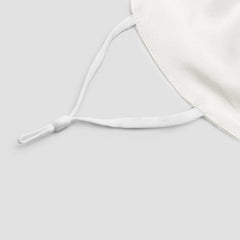 19 Momme Double Face Neck Protection UV Sunscreen Mask White