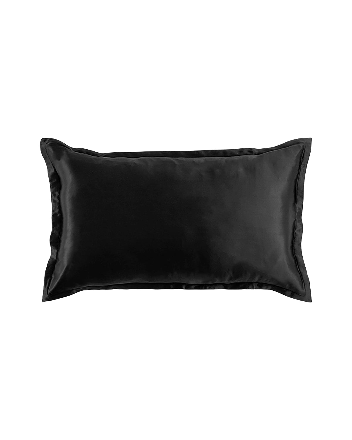 19 Momme Mulberry Silk Oxford Pillowcase Black
