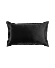 19 Momme Mulberry Silk Oxford Pillowcase Black