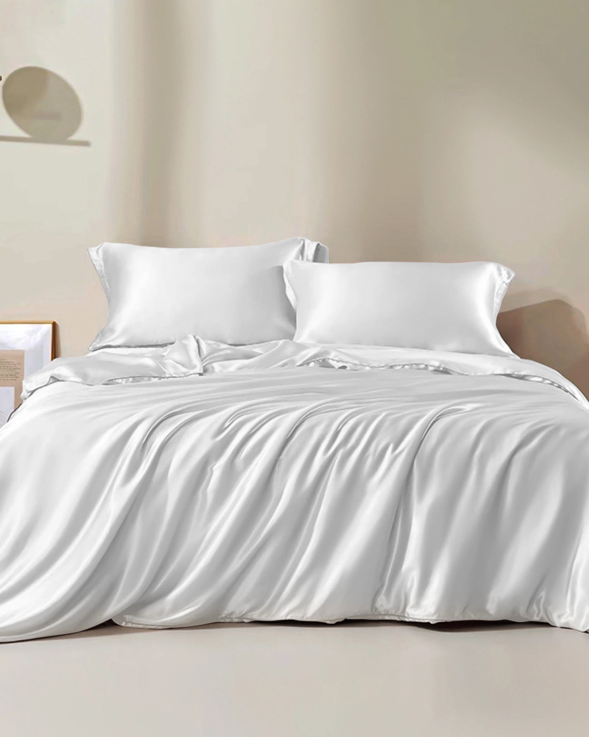 19 Momme Seamless Silk Duvet Cover Ivory