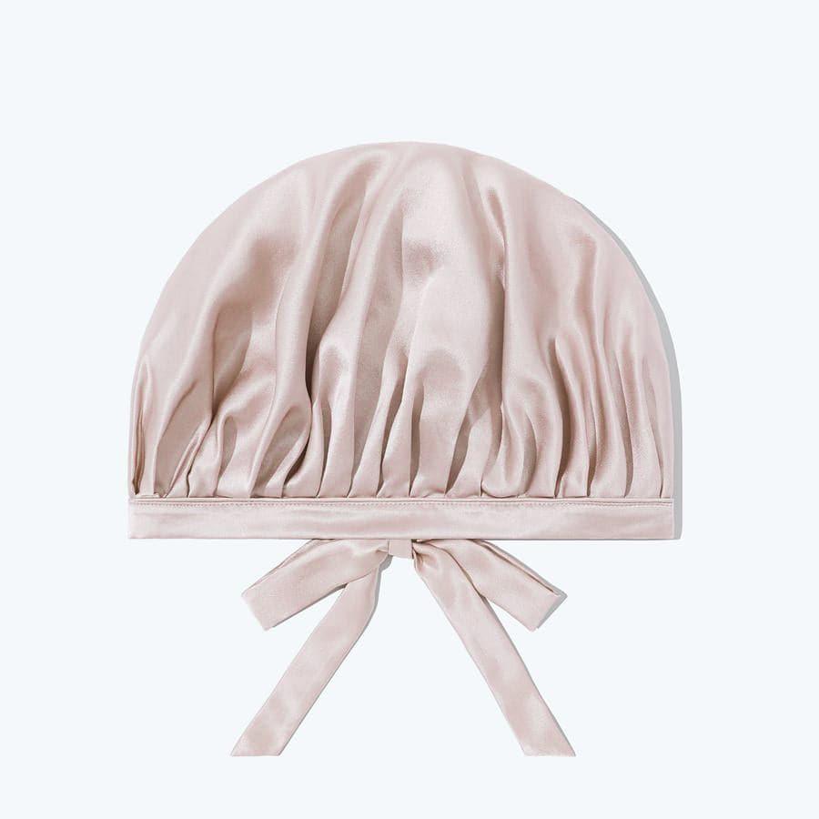 19 Momme Silk Adjustable Design Sleep Cap Pink