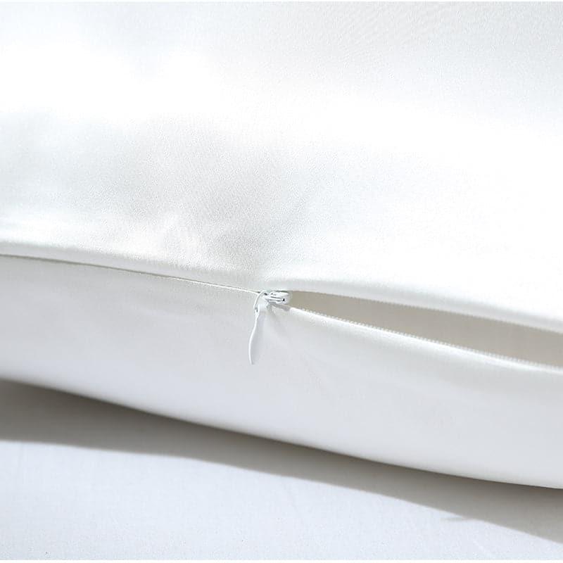 19 Momme Silk Zippered Pillowcase Ivory