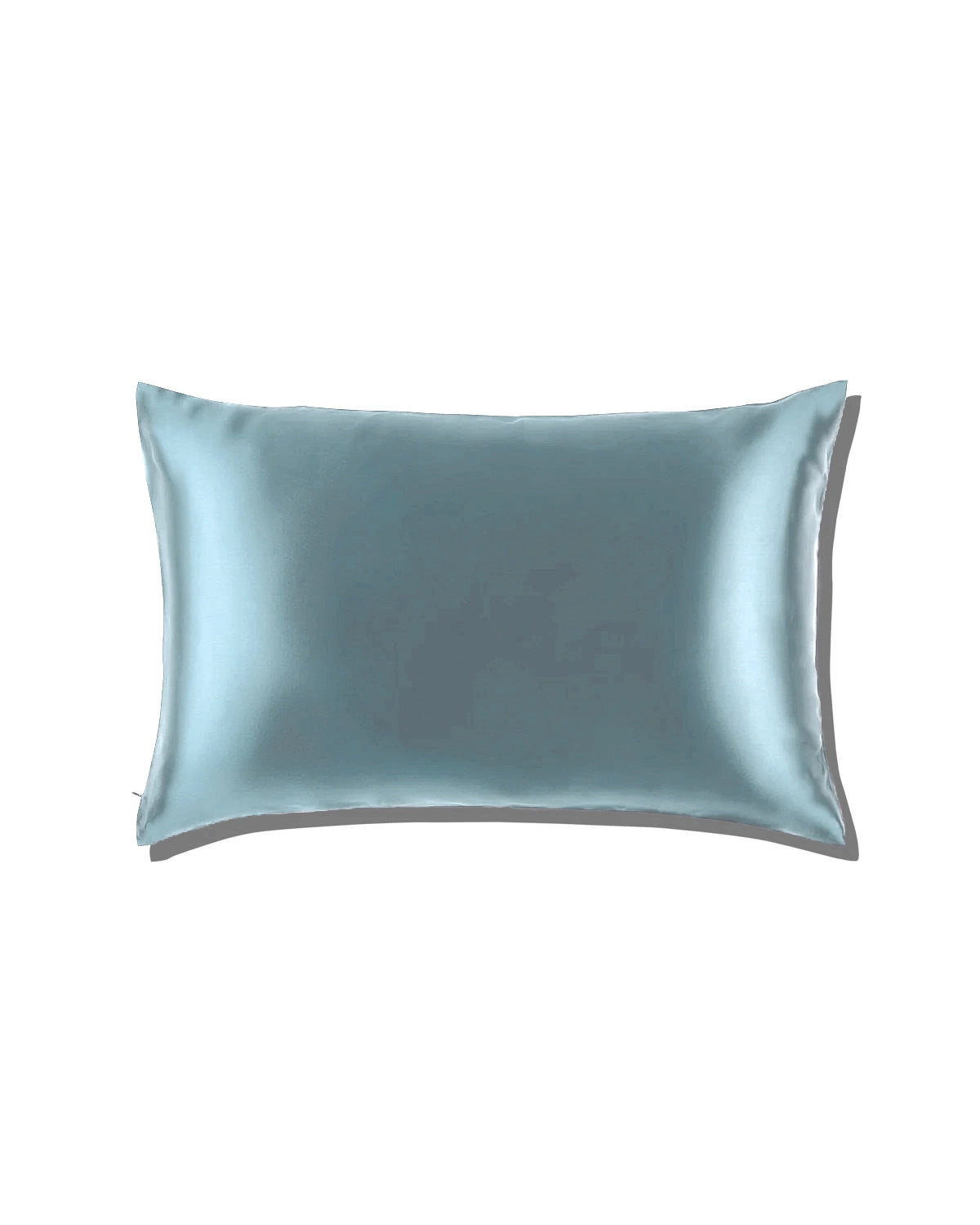 19 Momme Zippered Single Sided Silk Pillowcase Haze Blue