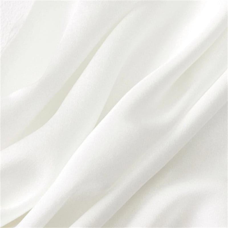 19 Momme Zippered Single Sided Silk Pillowcase Ivory