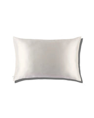 19 Momme Zippered Single Sided Silk Pillowcase Ivory