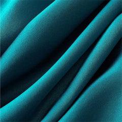 19 Momme Zippered Single Sided Silk Pillowcase Peacock Blue