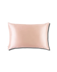 19 Momme Zippered Single Sided Silk Pillowcase Pink