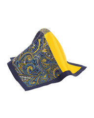 Golden Printed Patchwork Men's Classic Handkerchief