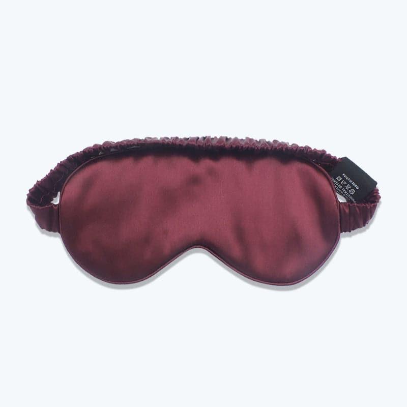 22 Momme Dry Eye Relief Eye Mask Red