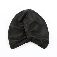 22 Momme Premium Silk Women Turban Black