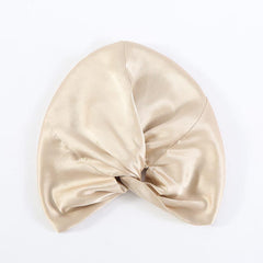 22 Momme Premium Silk Women Turban Champagne