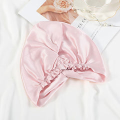 22 Momme Premium Silk Women Turban Pink