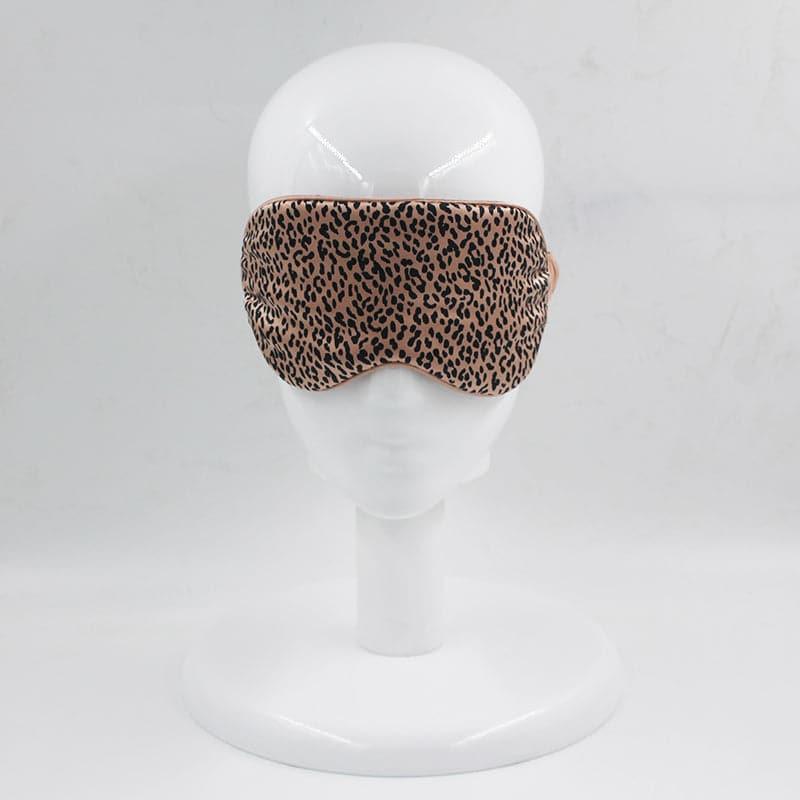 22 Momme Silk Eye Mask Leopard Style