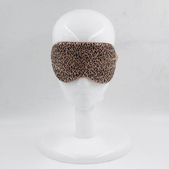 22 Momme Silk Eye Mask Leopard Style