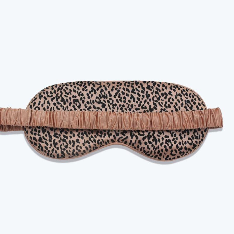 22 Momme Silk Eye Mask Leopard Style