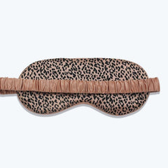 22 Momme Silk Eye Mask Leopard Style