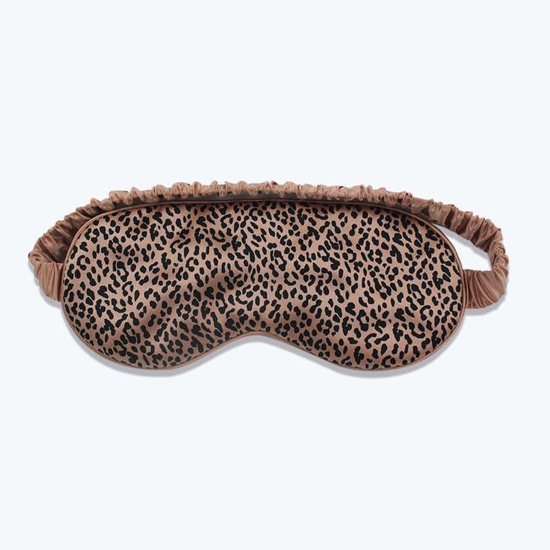 22 Momme Silk Eye Mask Leopard Style