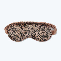 22 Momme Silk Eye Mask Leopard Style