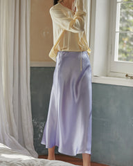 22 Momme Silk Maxi Skirt