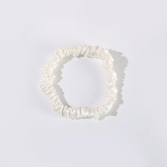 22 Momme Silk Mini Scrunchie Ivory