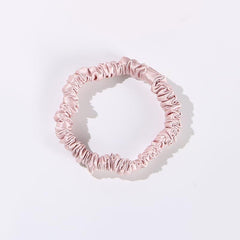 22 Momme Silk Mini Scrunchie Pink