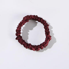 22 Momme Silk Mini Scrunchie Red
