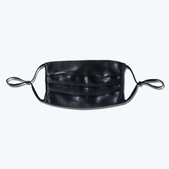 22 Momme Slip Silk Face Mask Sunscreen And Anti-ultraviolet Style Black