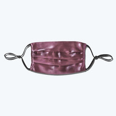 22 Momme Slip Silk Face Mask Sunscreen And Anti-ultraviolet Style Dark Red