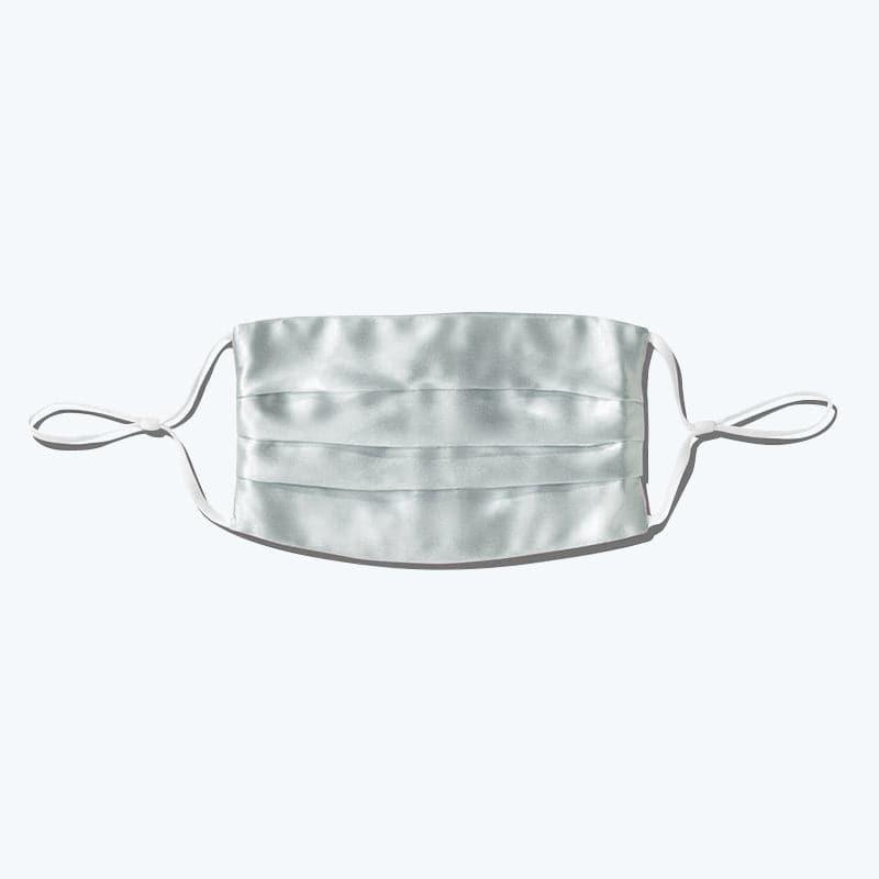 22 Momme Slip Silk Face Mask Sunscreen And Anti-ultraviolet Style White