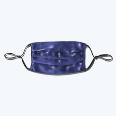 22 Momme Slip Silk Face Mask Sunscreen And Anti-ultraviolet Style Navy