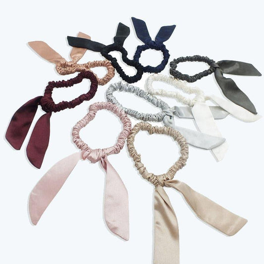 22 Momme Tail Elegant Silk Hair Bands