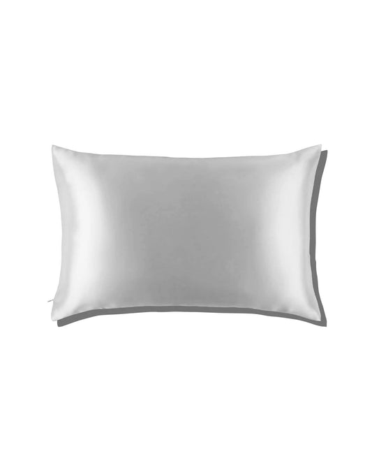 22 Momme Zippered Silk European Pillowcase Grey