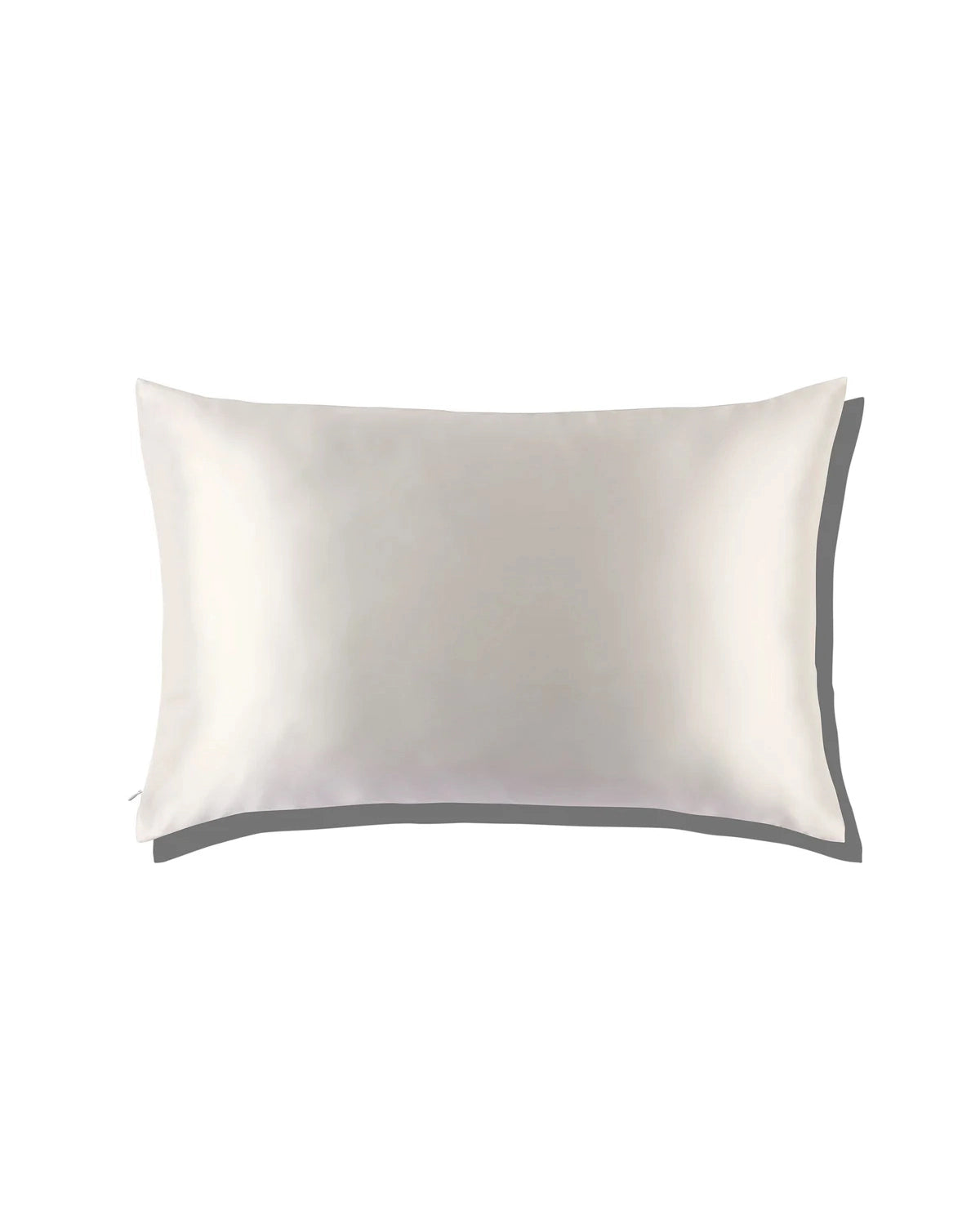 22 Momme Zippered Silk European Pillowcase Ivory